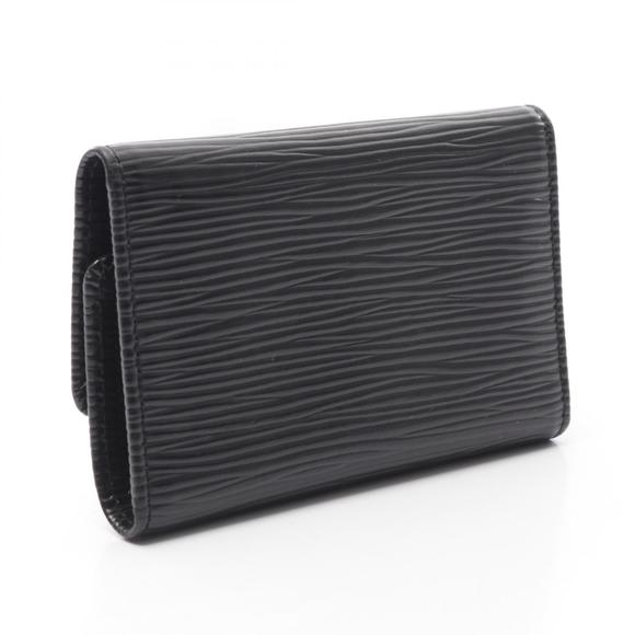 Louis Vuitton Leather Multicle Black Key Epi Black Noir Case - Picture 1 of 7